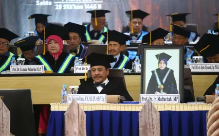 Suasana Haru Selimuti Pengukuhan Guru Besar FPP UMM