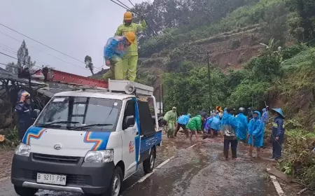 Hujan 2 Hari, 5 Titik Kota Batu Dihantam Longsor