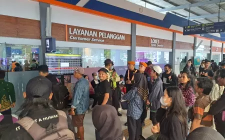 Imbas Banjir di Daop 4 Semarang, 3 KA Keberangkatan Stasiun Surabaya Pasar Turi Batal Berangkat