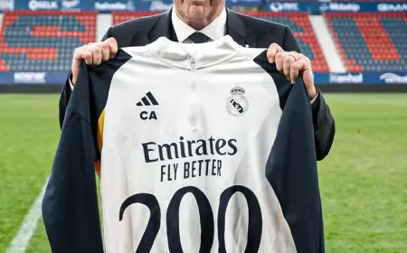 Carlo Ancelotti Raih 200 Kemenangan di Real Madrid