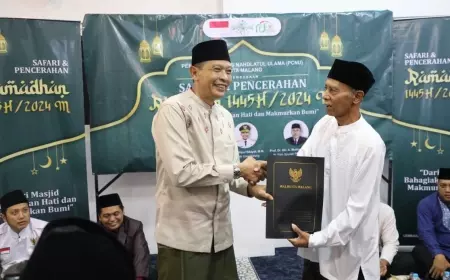 Safari Ramadhan, PJ. Walikota Malang Silaturahmi dan Berbagi di Bulan Suci