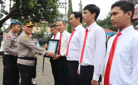 Ungkap Berbagai Kasus Kejahatan, 14 Anggota Polres Probolinggo Kota Diganjar Penghargaan