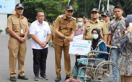 Lewat Program Jamsostek, Pj Wali Kota Wahyu Lindungi 26.400 Pekerja