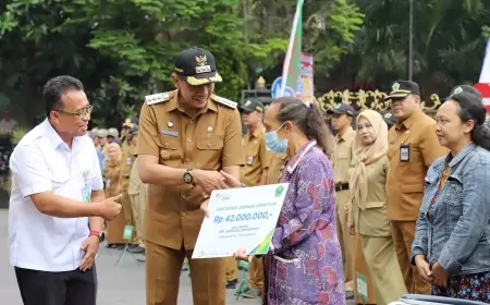 Cairkan Klaim kepada Linmas, Pj Wali Kota Malang Apresiasi BPJS Ketenagakerjaan