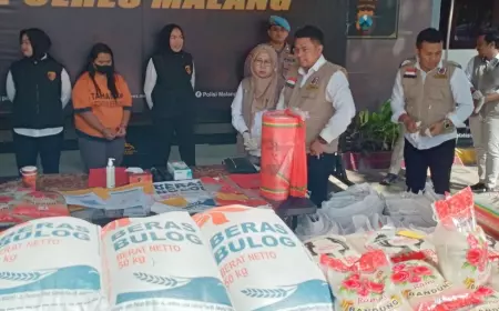 Polisi Dalami Alur Distribusi Beras Bulog SPHP, Bulog Cabang Malang Bantah Terlibat