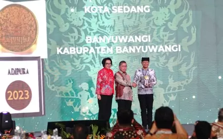 Dinilai Paling Top Kelola Sampah Daerah, Banyuwangi Raih Adipura