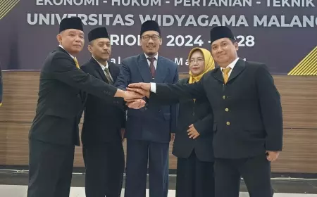 Kampus Inovasi UWG Ganti Gerbong Dekan 4 Fakultasnya 