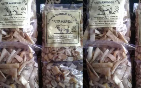 Berkah Ramadan Bagi Pengusaha Kerupuk Rambak Sapi Beromzet Tembus Puluhan Juta