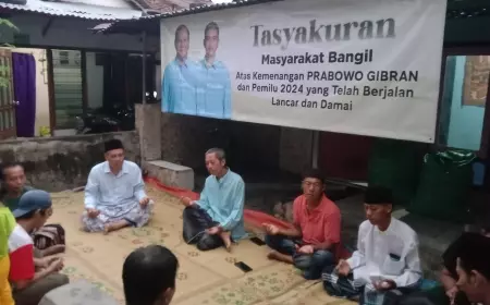 Usai Pengumuman dari KPU Pusat, Tim Kemenangan Prabowo-Gibran Tasyakuran