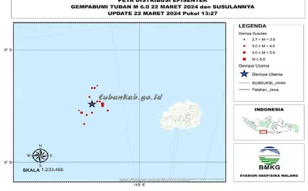 Gempa Tuban, Sebagian Getaran Juga Terasa di Probolinggo
