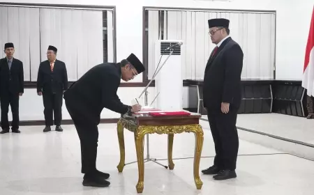 Mas Dhito Lantik Pejabat di Pemkab Kediri, 3 Kepala Dinas Duduki Jabatan Baru