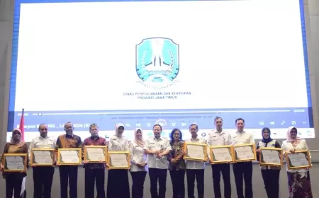 Naik Peringkat 3, Disperpusip Bidik Peringkat 1 Nasional Dalam Pengawasan Kearsipan Eksternal