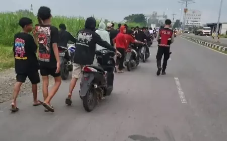 Kena Razia Balap Liar Di Jombang, Kendaraan Baru Bisa Diambil Usai Hari Raya Idul Fitri
