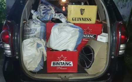Timsus Saber Miras Polres Jombang Bekuk 7 Penjual, Sita 1.650 Botol Miras