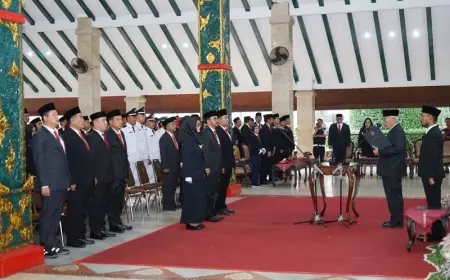 Bupati Lantik 57 Pejabat, Gerbong Mutasi Pemkab Malang Bergerak Dinamis 