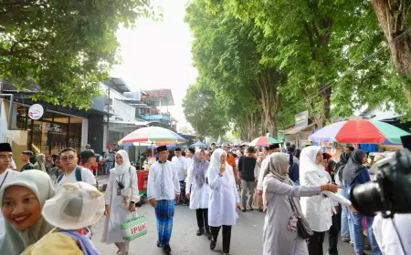 Top! Perputaran Pasar Ramadan Banyuwangi Capai Ratusan Juta Per Hari