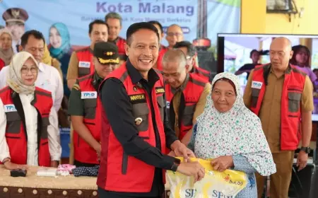 Operasi Pasar Murah, Arjowinangun di Gelontor 5 Ton Beras SPHP