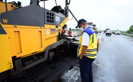 Jelang Lebaran Idul Fitri, DPUBM Kabupaten Malang Percepat Perbaikan Jalan