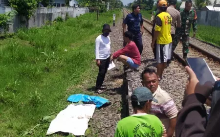 Disambar Kereta Api, Pemuda Jember Meninggal di Tempat