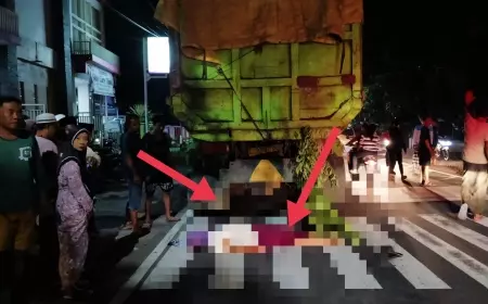 Tabrak Truk Macet Tanpa Rambu, Warga Pelintas Jalan Gumukmas Jember Meregang Nyawa