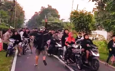 Polsek Jombang Polres Jember Amankan Puluhan Motor Milik Pembalap Liar