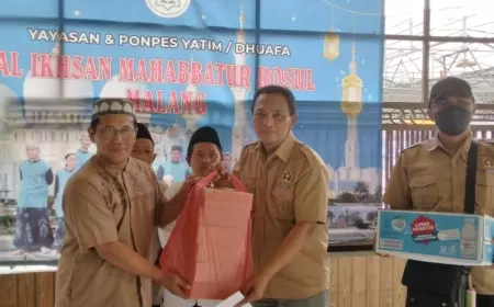 PWI Malang Raya Distribusikan Ratusan Nasi Kotak ke Beberapa Panti Asuhan