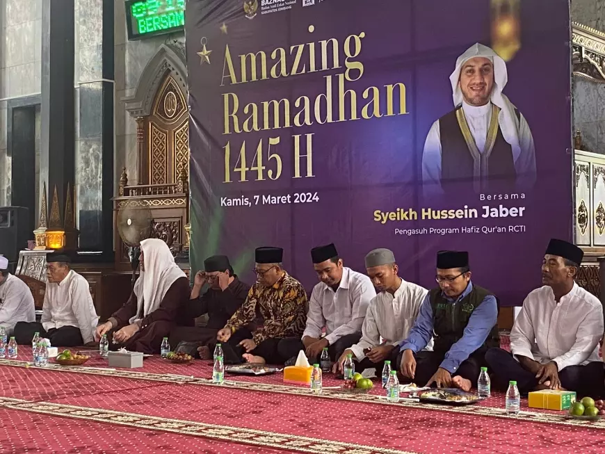 Baznas Jombang Bareng Takmir Masjid Agung Baitul Mu'minin Siap Sambut Bulan Ramadan