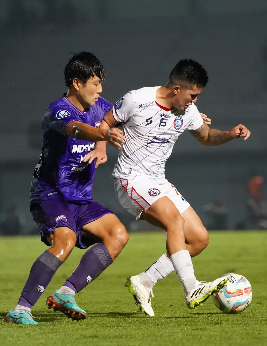 Pekan 29 Liga 1 : Drama Gol Bawa Arema FC Gagal Curi Poin di Tangerang