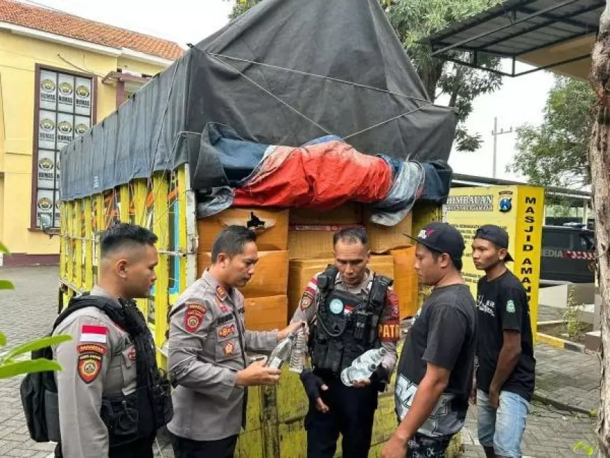Polres Probolinggo Gagalkan Pengiriman Satu Unit Truk Arak Bali