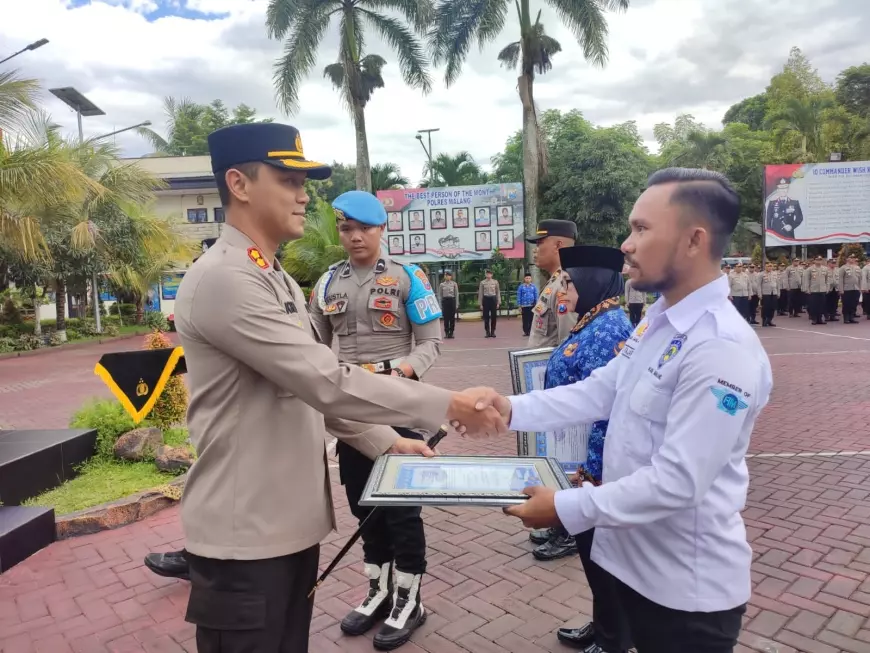 Lewat Kanjuruhan Street Race, IMI Kabupaten Malang Terima Penghargaan dari Polres Malang