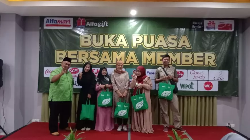 Buka Puasa Bersama Member Loyal Alfamart dan Area Manager Malang Sebagai Ajang Silaturahmi