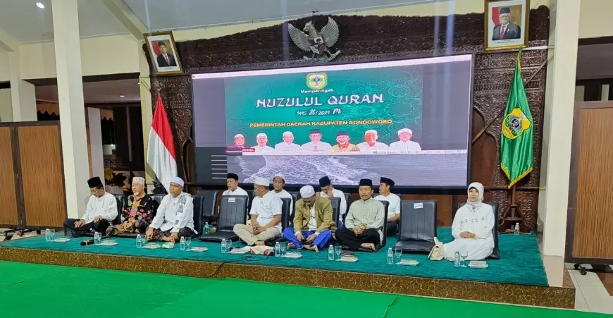 Malam Nuzulul Qur’an, Pj Bupati Bondowoso Sampaikan Pentingnya Menjaga Toleransi