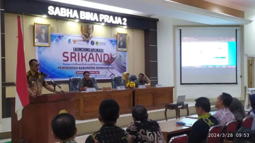 Pj Bupati Bondowoso Launching Aplikasi Srikandi, Ini Tujuan dan Keuntungannya