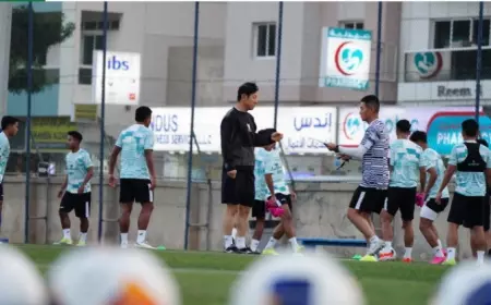 Tim U-23 Jalani Latihan Perdana di Dubai