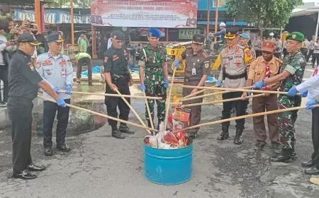 Polres Batu Musnahkan Ratusan Miras, Sabu Serta Pil Dobel L