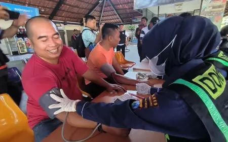 Polisi Cek Urin Puluhan Sopir dan Awak Bus di Terminal Bojonegoro