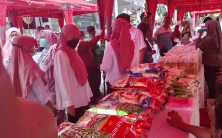 Tak Hanya Pemkot, RSUD Karsa Husada Ikut Gelar Pasar Murah