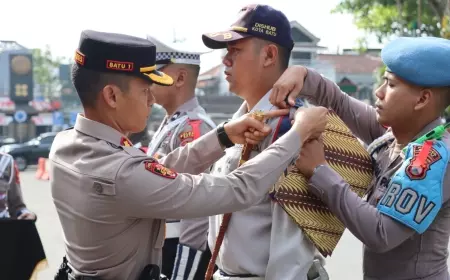 Polres Batu Siapkan Tujuh Pos Persiapan Arus Mudik dan Arus Balik