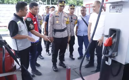 Polres Situbondo Pastikan Stok dan Takaran BBM Aman Jelang Lebaran