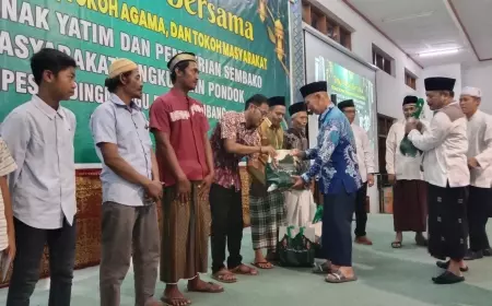 Ponpes Gadingmangu Perak Jombang Buka Bersama dan Santuni Anak Yatim