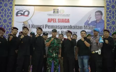 Antisipasi Peredaran Narkoba, BNNK Tulungagung Gelar Razia Lapas