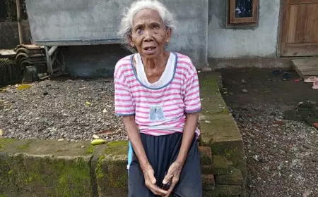 Nasib Perempuan Renta Di Jombang, Tidak Masuk DTKS Makan Dari Pemberian Tetangga