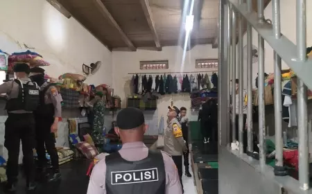 Mencegah Barang Bahaya Masuk Dalam Lapas, Lapas Pasuruan Gelar Operasi