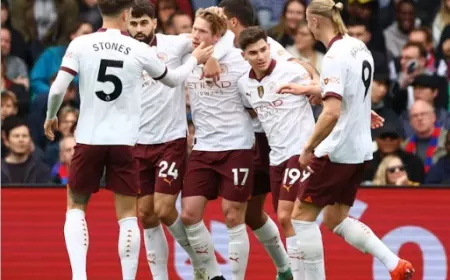 Man of The Match; Kevin De Bruyne Pastikan Kemenangan Manchester City di Kandang Crystal Palace