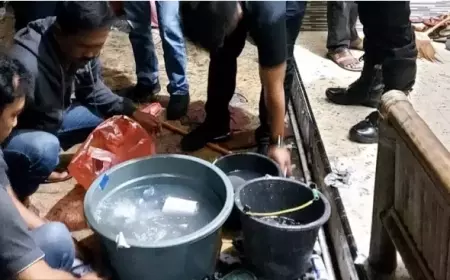Bocah Terluka Saat Rakit Mercon dan Dilempar Kembang Api di Magetan