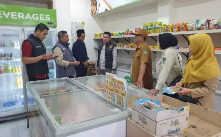 H-1 Lebaran, Satreskrim Polres Pasuruan Sidak Bahan Pokok di Beberapa Pasar