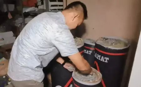 Polres Ngawi Amankan Puluhan Petasan di Rumah Kosong