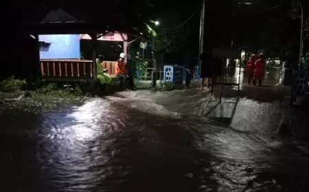 Banjir di Kediri, Warga Mengungsi dan 1 Orang Hilang