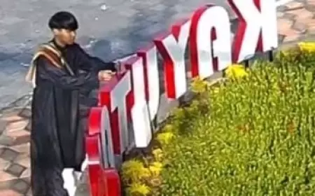 Lampu Signage Kayutangan Dirusak dengan Petasan, Polisi Datangi Rumah Terduga Pelaku