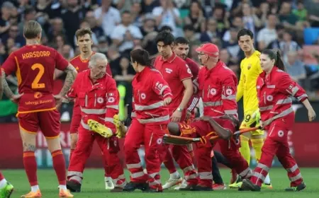Kondisi Terbaru Ndicka yang Pingsan Saat Pertandingan Udinese vs AS Roma